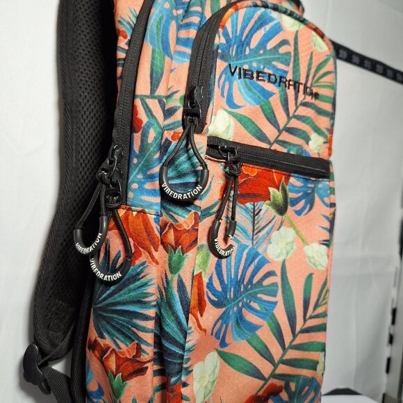 Vibedration Hydration Backpack w/o bladder - Tropical Floral - Used main image 8